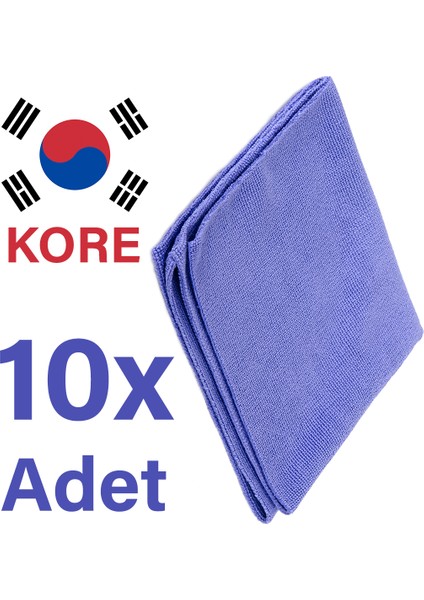 Wipe&buff Mikrofiber Seramik Kaplama Detailing Bezi 10'lu-Temizlik BEZI-40X40CM-320GSM