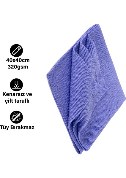 Wipe&buff Mikrofiber Seramik Kaplama Detailing Bezi 10'lu-Temizlik BEZI-40X40CM-320GSM fiyatları