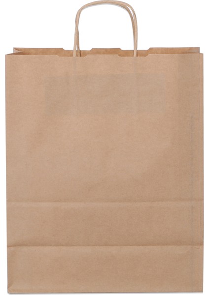 45*50*14 Kraft Saplı Kağıt Çanta 25 Adet fiyatları