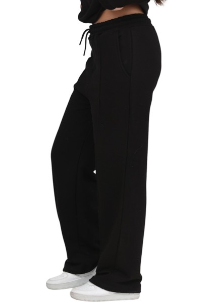 Kız Çocuk 3 Iplik Penye Pamuk Beli Lastikli Bağcıklı Eşofman Altı Okul Pantolon modelleri