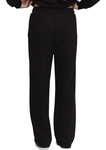 Kız Çocuk 3 Iplik Penye Pamuk Beli Lastikli Bağcıklı Eşofman Altı Okul Pantolon fırsatları