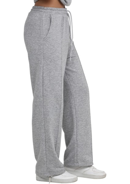 Kız Çocuk 3 Iplik Penye Pamuk Beli Lastikli Bağcıklı Eşofman Altı Okul Pantolon modelleri