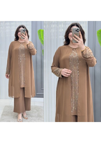 Taş Baskılı Tunik Takım modelleri