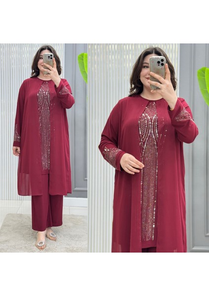 Taş Baskılı Tunik Takım modelleri