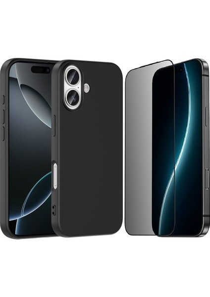 iPhone 17 Kılıf Zore Mara Lansman Kapak + Hayalet Ekran Koruyucu