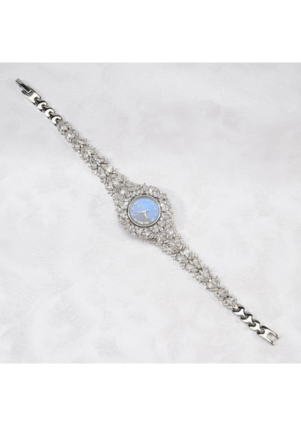 Wq7 Yuvarlak Gümüş Saat indirimleri