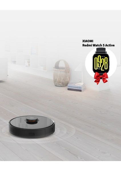 Akıllı İphone & Android Wi-Fi kablosuz Kontrol Robot Süpürge Vacuum S10T 8000PA Yüksek Çekim Gücü +Xıaomı Redmi Watch 5 lite