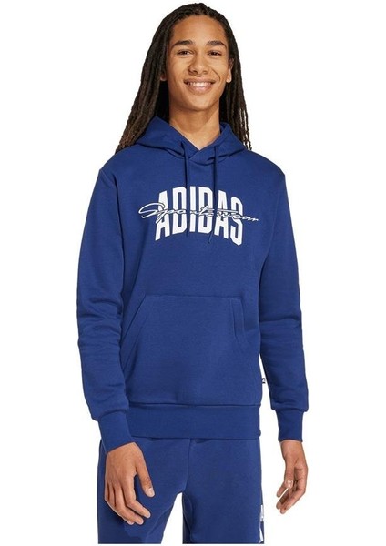 Sportswear JM6428 Collegiate Script Graphic Kapüşonlu Üst