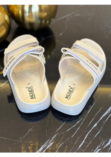 Kadın Ortopedik Çift Cırtlı Tam Kalıp Günlük Rahat Terlik modelleri