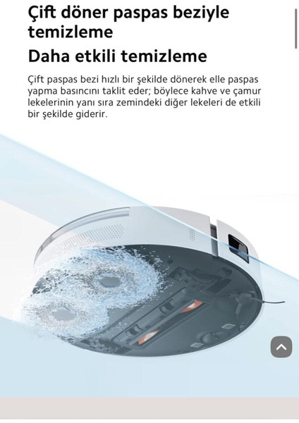 Akıllı Robot Süpürge 6000PA Çekim Gücü Halı Tanıma Mop Kaldırma S20+ Az Yer Kaplar Çok Iş Yapar