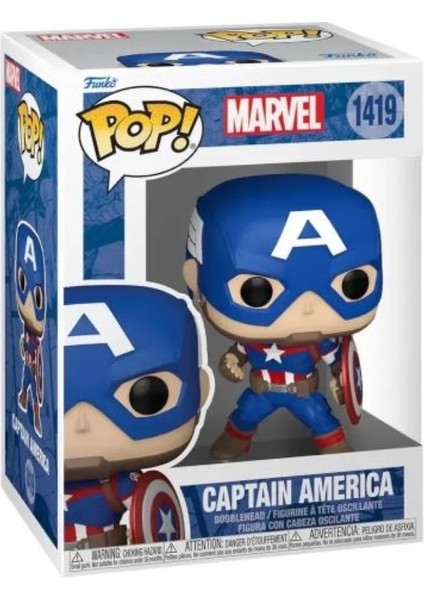 Pop! Marvel: Captain America [new Classic] #1419