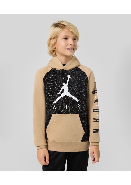 Jordan Jdb Jumpman Air Speckle Pllver Çocuk Sweatshirt