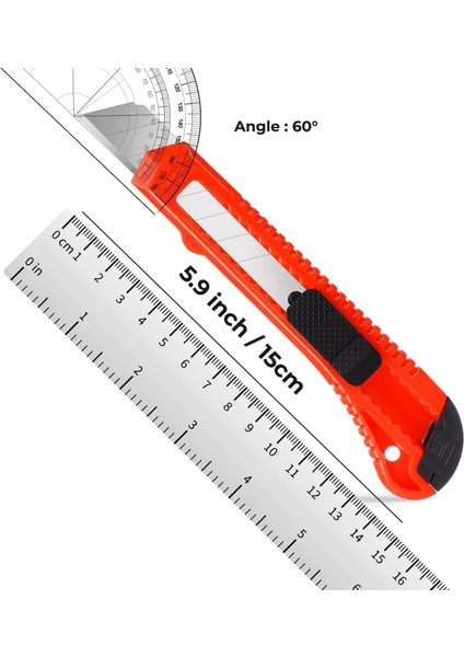 2 Adet Maket Bıçağı Falçata Büyük Boy ve 20'li Yedek Maket Bıçağı Ucu Seti indirimleri