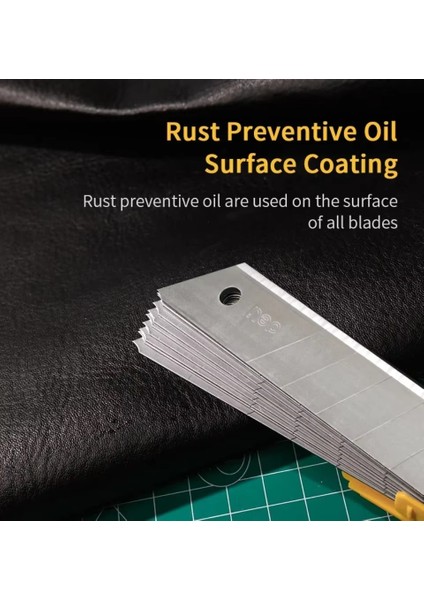 2 Adet Maket Bıçağı Falçata Büyük Boy ve 20'li Yedek Maket Bıçağı Ucu Seti