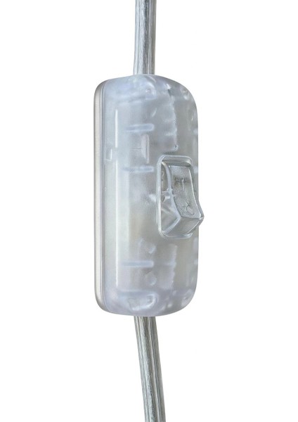 Şeffaf Kablo, E14 Beyaz Duylu, 2 Metre Arapuarlı (Aç Kapat Anahtar) (2X0,50) modelleri