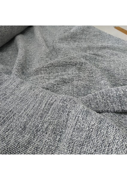 Açık Gri - Modern Keten Fon Perde -Pilesiz - Tek Kanat - LLD100 modelleri