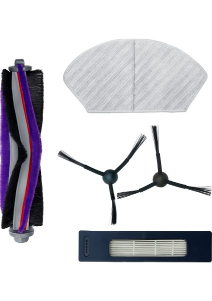 Erkotech Fakir Fakir Rs 780 Robot Süpürge Rulo Fırça,yan Fırça.mop Bezi,filtre Seti