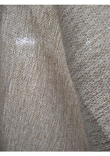 Koyu Krem - Modern Keten Fon Perde -Pilesiz - Tek Kanat - LLD110 fiyatları