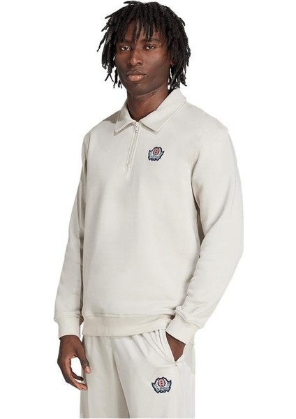 Erkek Bej Sweatshirt GRAPHIC HALF Z JX8172