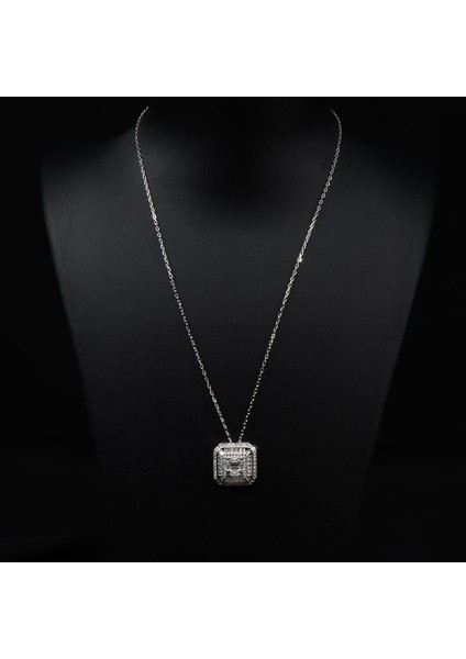 501 Zirkon Gümüş Kolye modelleri