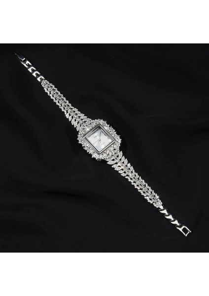 Wq4 Kare Gümüş Saat modelleri