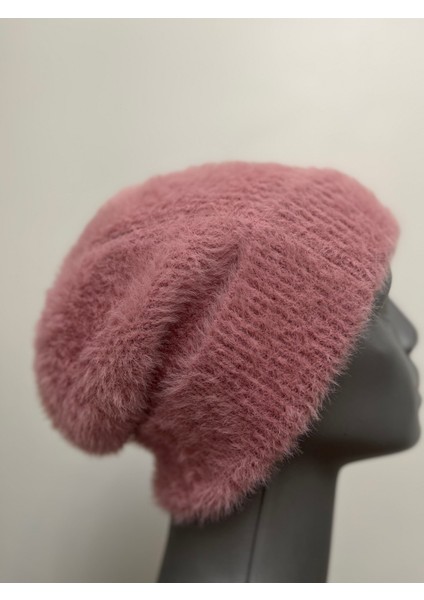 Kadın Yumuşacık Akrilik Kumaş Saçaklı Tüylü Bere – Sıcak Tutucu Kışlık Şapka fiyatları
