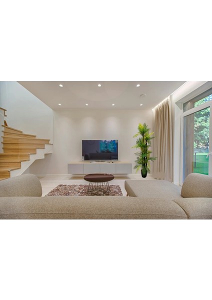 Incili Şakayık Aranjmanı Beyaz Lüks Mika Saksıda Masaüstü Dekoratif Yapay Çiçek indirimleri