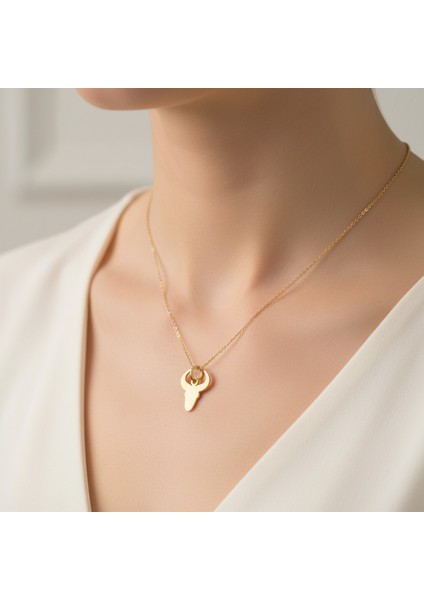 14 Ayar Altın Kolye Ucu Boğa GM8236 0.5 gr modelleri