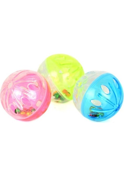 Dr.sacchi CT023 Zilli Top Kedi Oyuncağı 4.3 cm 12 Adet