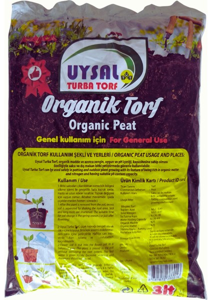 Bitki Toprağı, 3 Lt Fideleme, Saksı Toprağı Iç Dış Mekan Toprak. fiyatları