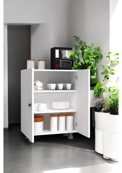 Çok Amaçlı 70 cm Mutfak Kiler Banyo Dolabı Beyaz fiyatları