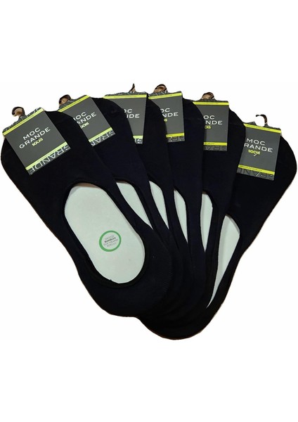 Erkek Büyük Beden Bambu Dikişsiz Babet Çorap 11920 Lacıvert