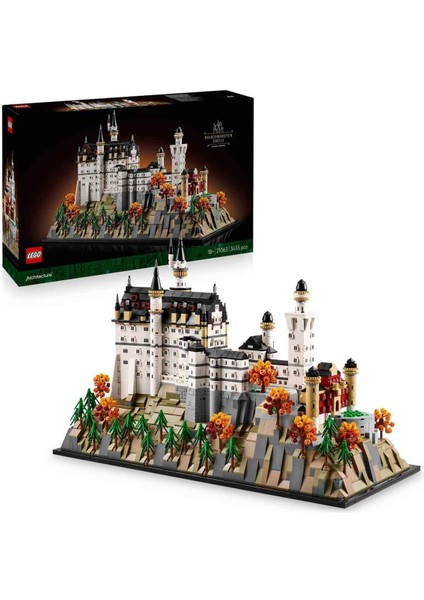21063 LEGO Architecture Neuschwanstein Şatosu 3455 Parça +18 Yaş