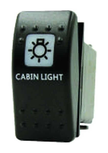 Marin Switch 3p On-Off 12-24V Kırmızı Kabin Lambası
