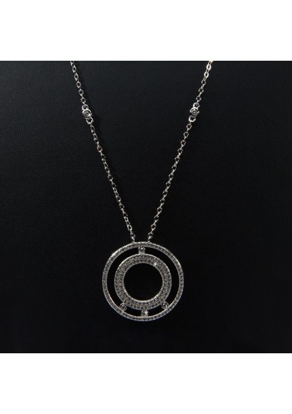 502 Zirkon Gümüş Kolye