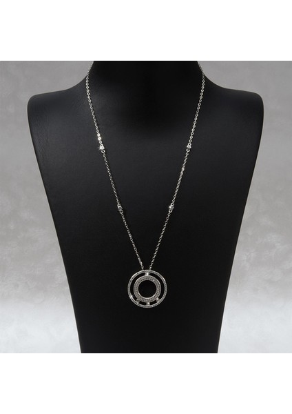 502 Zirkon Gümüş Kolye modelleri