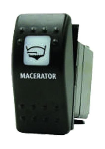 Marin Switch 3p On-Off 12-24V Kırmızı Macaratör