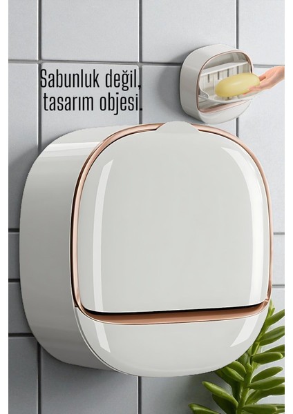 Tasarım Obje Sabunluk - Kendinden Yapışkanlı Sabunluk 722140