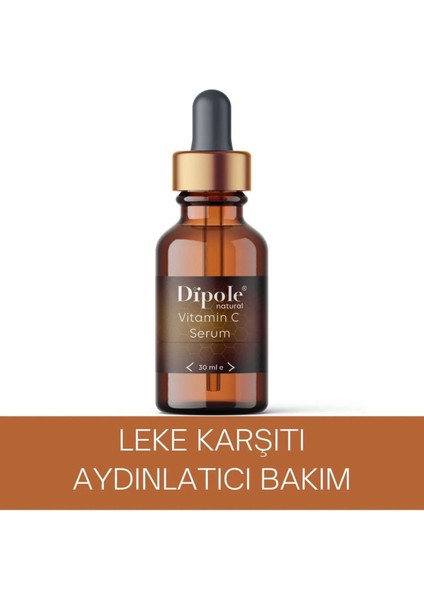 Natural Vitamin C Serum Leke Karşıtı Aydınlatıcı Etki 30 ml Tüm Cilt Tipleri İçin