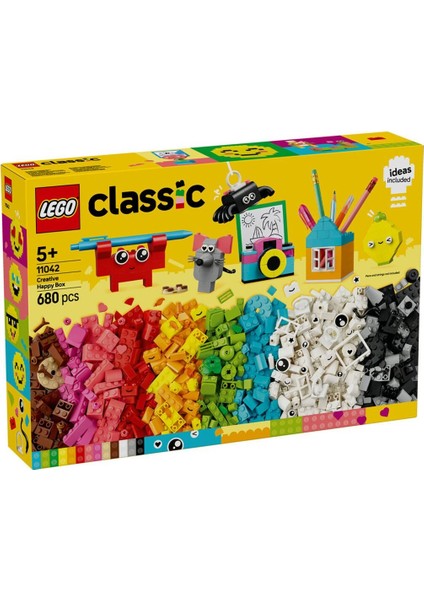 11042 LEGO Classic Yaratıcı Mutlu Kutu 680 Parça +5 Yaş