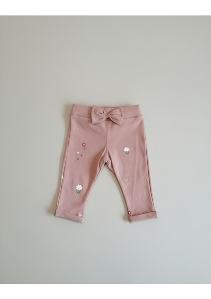 Çiçek Baskılı Dantelli 2'li Kız Bebek Takım fırsatları