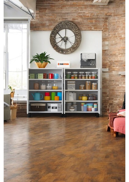 %100 Mdf 8 Raflı 8 Ayaklı Beyaz Çok Amaçlı Ayakkabılık Kiler Dolabı fiyatları