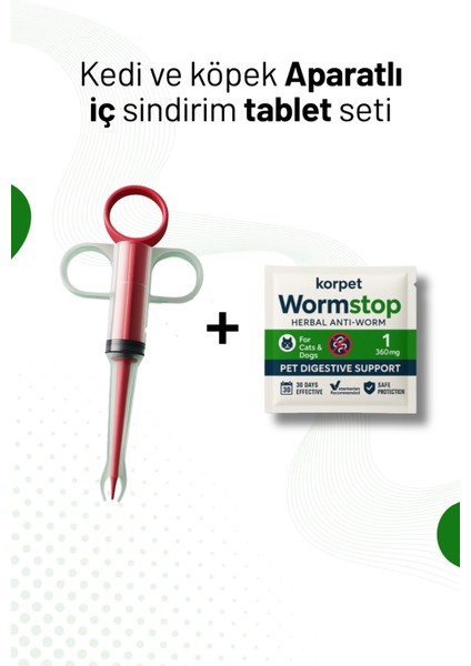 Kedi Köpek Iç Tablet & Hap Yutturma Aparatı 2'li Set fiyatları