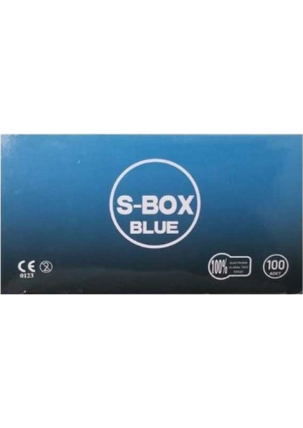 S-Box Blue 100&APOS;LÜ Prezvatif