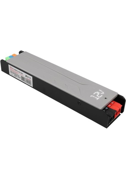 PM-26846 12/24/36/48VOLT 11AMPER 400WATT Metal Kasa Kademeli Adaptör Voltaj Göstergeli 238X51X30MM