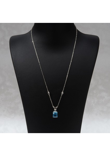 512 Ice Cut Gümüş Kolye modelleri