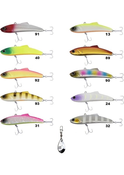 Zero Arise Sh Vib 83S 83MM 26GR Sinking Maket Yem (Kaşıklı)