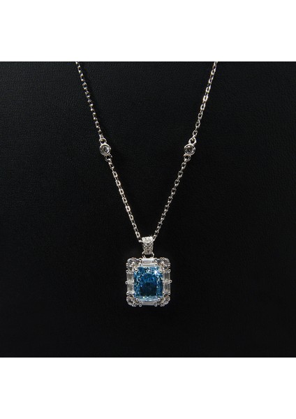 516 Ice Cut Gümüş Kolye