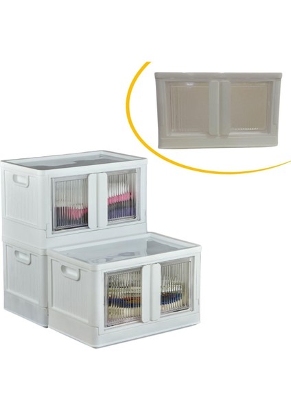 ® Tek Katlı (1 Ünite) Üst Üste Eklenebilir Demonte Mutfak ve Banyo Düzenleyici Raf-Beyaz