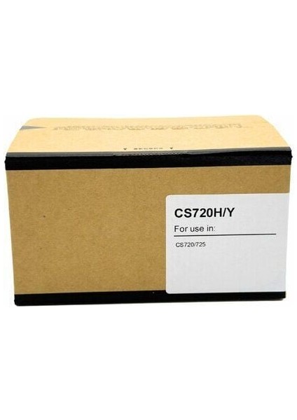 Lexmark CS720/CS725/CX720 Yl Muadil Toner Ekstra Yüksek Kapasiteli